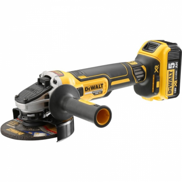 Аккумуляторная углошлифовальная машина DeWalt DCG405P2-QW