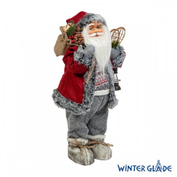 Фигурка Winter Glade Дед Мороз 60 см (красный/серый) M43