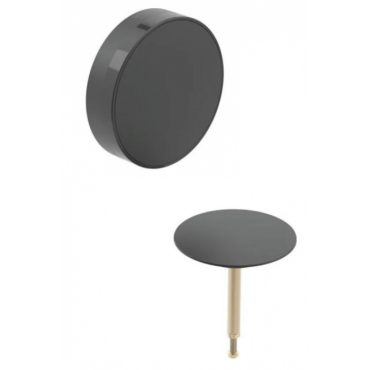 Декоративный комплект для слива-перелива Geberit 150.300.14.1 чёрный матовый