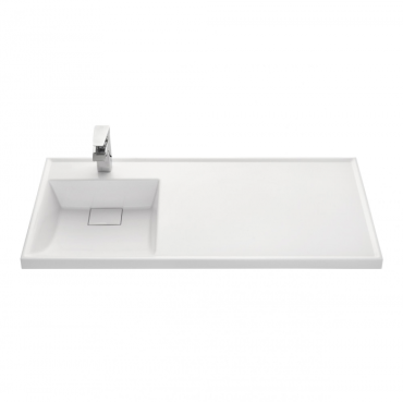 Раковина AQUATON Лондри 1050 белая левая 1A72833KLH01L