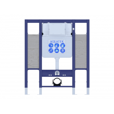 Инсталляция для подвесного унитаза для лиц с ограниченными возможностями AQUATEK INS-0000015