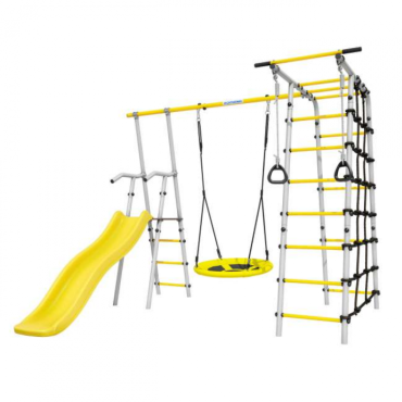 Дачный комплекс Romana Богатырь + ГНЕЗДО качели 103.07.06 серый/жёлтый СГ000006119 Дачный комплекс Romana Богатырь + ГНЕЗДО качели 103.07.06 серый/жёлтый СГ000006119