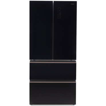 Холодильник Hyundai CM5544F черное стекло