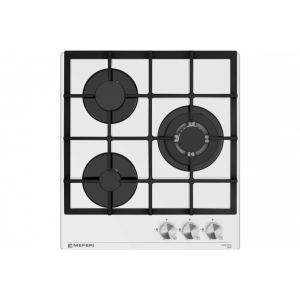 Варочная панель газовая Meferi MGH453WH GLASS POWER