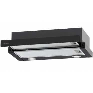 Встраиваемая вытяжка Krona Kamilla T 600 Black (1 мотор)