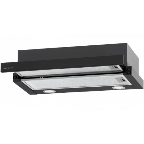 Встраиваемая вытяжка Krona Kamilla T 600 Black (1 мотор)