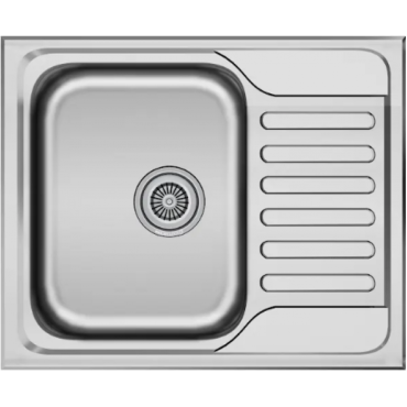Кухонная мойка KUCHENSTERN BASIS 45 нержавеющая сталь 653SS60
