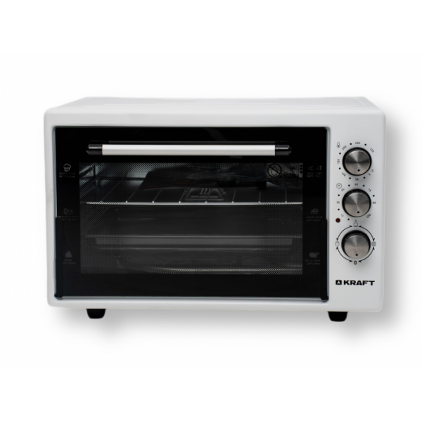 Мини-печь Kraft KF-MO 3800 W белый