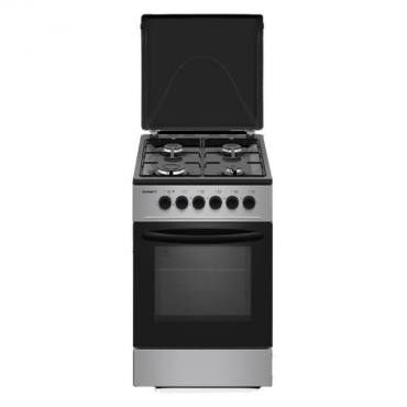 Газоэлектрическая плита Kraft KF-FSK5302ES серый/черный