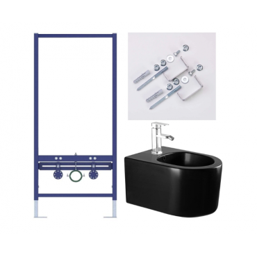 Комплект AQUATEK SET AQUATEK МИЯ-MB биде (рама INSB-0000001+крепеж KKI-0000002+биде AQ1004-MB)