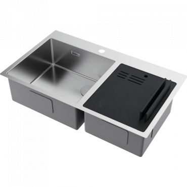 Мойка Omoikiri Akisame 86-2-IN Side нержавеющая сталь 4997021