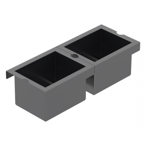 Модуль из двух контейнеров Kantera Panama Slim Black Pearl (PSR005-BP) (c/box) 44740