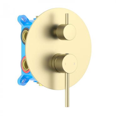 Смеситель для ванны AQUATEK Европа AQ1347BG шлифованное золото