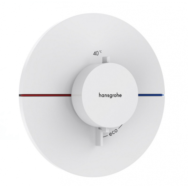 Термостат для душа Hansgrohe ShowerSelect Comfort S 15559700 белый матовый