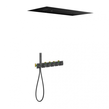 Душевая система встроенная с термостатом Timo Petruma SX-5329/03SM черный Душевая система встроенная с термостатом Timo Petruma SX-5329/03SM черный