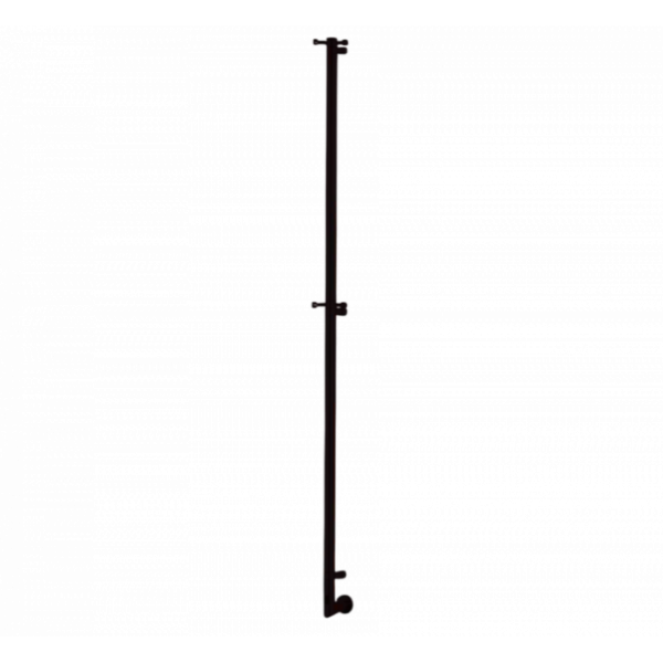 Полотенцесушитель электрический Margaroli Arcobaleno 616X BOX 616XPOB-1650 матовый черный никель