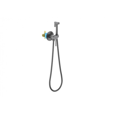 Комплект для гигиенического душа AQUATEK ЕВРОПА AQ1021BGM оружейная сталь