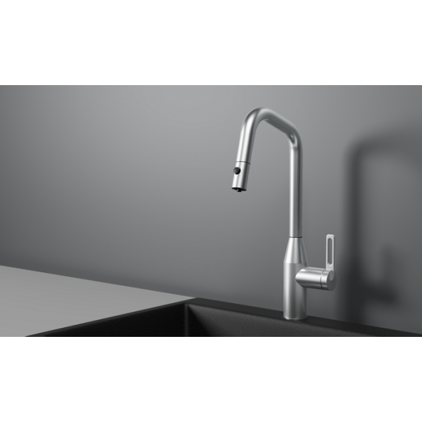 Смеситель для кухни Granula 8171 нержавеющая сталь