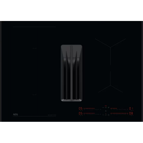 Индукционная варочная поверхность с вытяжкой Aeg NCH74B01AB
