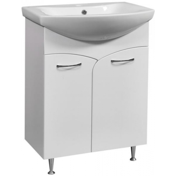 Тумба под раковину Stella Polar Волна 60 SP-00000052 белый