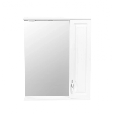 Зеркало-шкаф Stella Polar Кармела 65/С SP-00002031 Люкс белое серебро Зеркало-шкаф Stella Polar Кармела 65/С SP-00002031 Люкс белое серебро