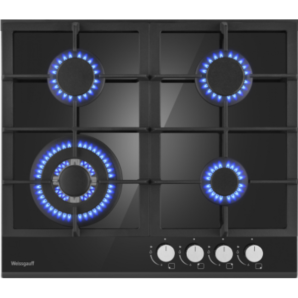 Газовая панель Weissgauff HGG 641 BGh Nano Glass 439714