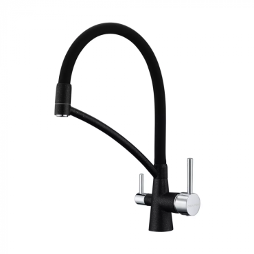 Смеситель для кухни Paulmark SIEGEN Si213111-BLM черный