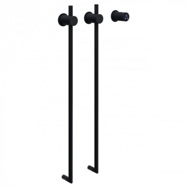 Полотенцесушитель электрический Abber Charme AH4002MB черный матовый