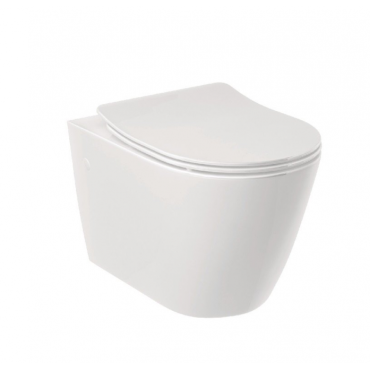Унитаз подвесной Kludi RESA R 23WCSET43 с сиденьем белый