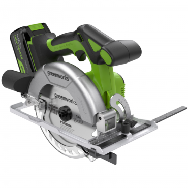 Пила циркулярная GreenWorks GD24CS165 1501607CUB