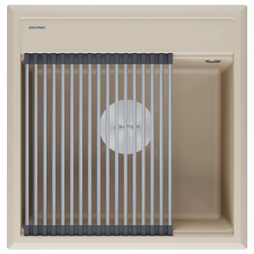 Кухонная мойка Paulmark Мойка STEPIA 50, IT-GRANIT, PM115051-LA, латте, 500х510, Paulmark