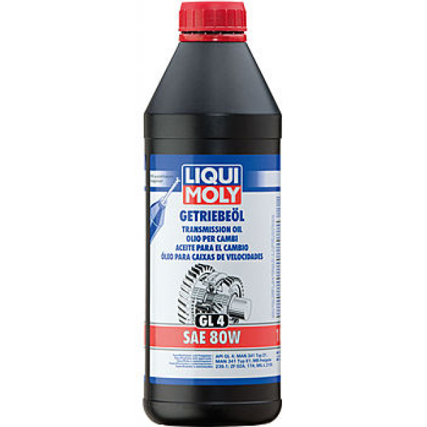 Масло трансмиссионное LIQUI MOLY Getriebeoil 80w GL-4 1л 1952/1002