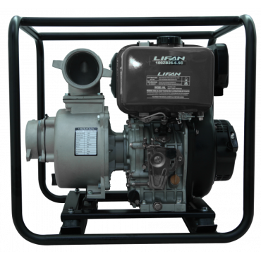 Мотопомпа Lifan Мотопомпа LIFAN 80ZB30-4.8Q (6,5 л.с., 48 м?/час, глубина/подъем 6/30 м, ? трубы 80 мм, 25 кг) 80ZB30-4.8Q