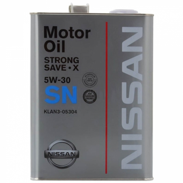 Масло моторное Nissan Strong Save X SN 5W30 4л. KLAN5-05304 синтетика (Япония)