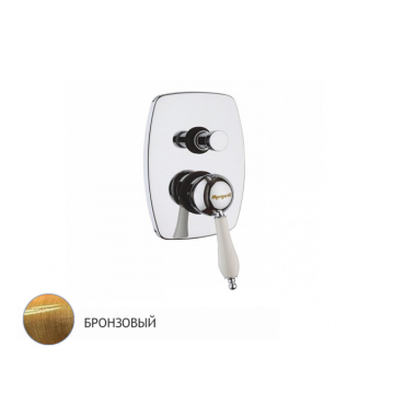 Встраиваемый смеситель для ванны Margaroli Classica RU1008AA01BR бронза