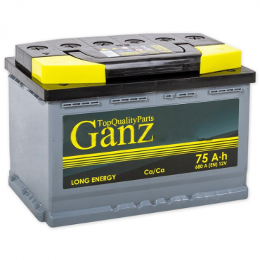 Аккумулятор Ganz 75 А/ч 278x175x190 EN680 GA751