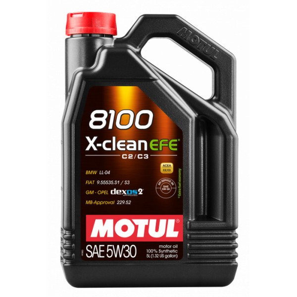 Масло моторное синтетическое MOTUL 8100 X-clean EFE 5W30 5 л 109471