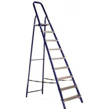 Лестница стремянка АЛЮМЕТ стальная М8410 10 ступеней