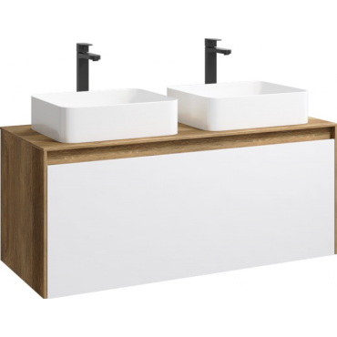 Корпус тумбы под умывальник Aqwella Mobi 120 MOB0112DB дуб балтийский