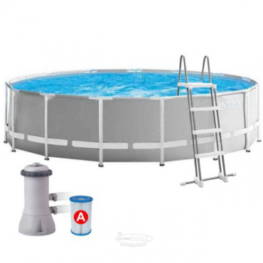 Бассейн каркасный Intex Prism Frame круглый 366*122см 26718/28726 Бассейн каркасный Intex Prism Frame круглый 366*122см 26718/28726