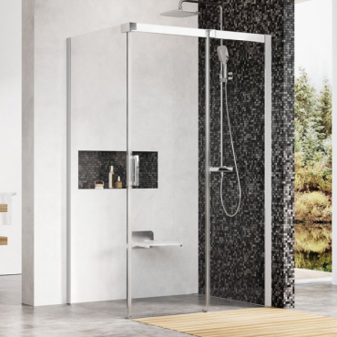 Душевая дверь Ravak Matrix MSDPS-100/80 см R 0WPA4U00Z1 (профиль сатин/прозрачное стекло)