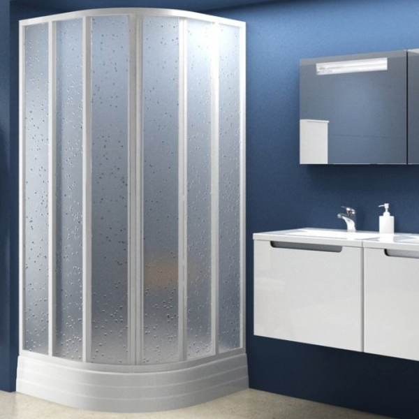 Душевой уголок Ravak Supernova SKKP6-90 см 32070100Z1 (белый профиль/прозрачное стекло )