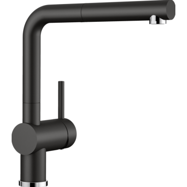Смеситель для кухни Blanco Linus-S черный матовый 526148