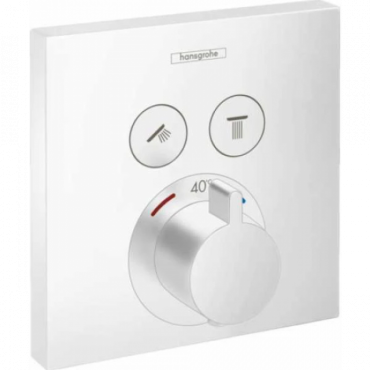 Термостат Hansgrohe ShowerSelect 15763700 матовый белый