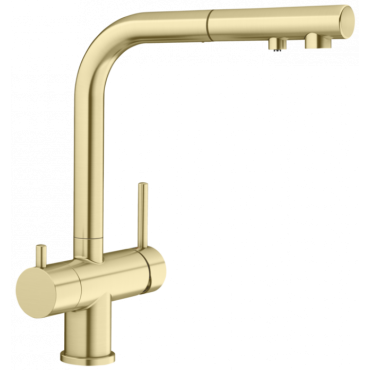 Смеситель Blanco FONTAS-S II сатин золото 526694
