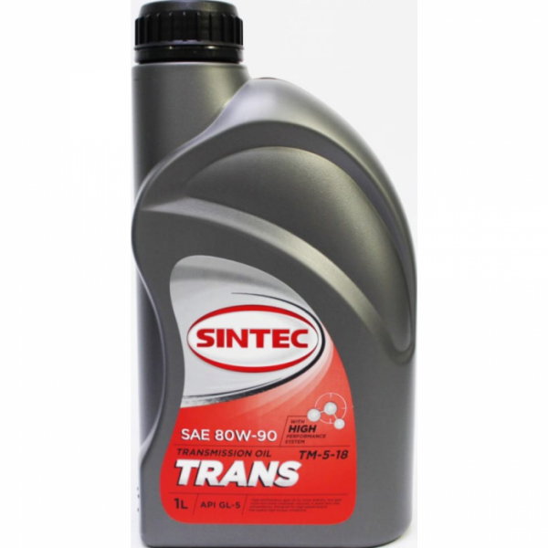 Масло трансмиссионное Sintec TRANS TM5 80W-90 минеральное 1 л 900273