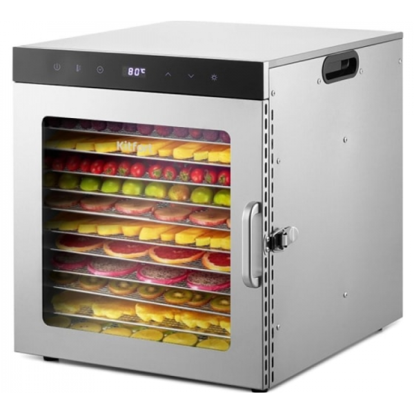 Сушка для фруктов и овощей Kitfort КТ-1951 нержавеющая сталь Сушка для фруктов и овощей Kitfort КТ-1951 нержавеющая сталь