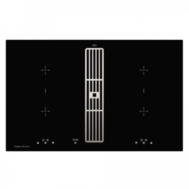 Индукционная варочная панель с вытяжкой Kuppersbusch KMI 8500.0 SR Stainless Steel