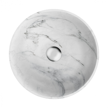 Раковина для ванной Omoikiri Hitomi WH Marble 4972078 Раковина для ванной Omoikiri Hitomi WH Marble 4972078