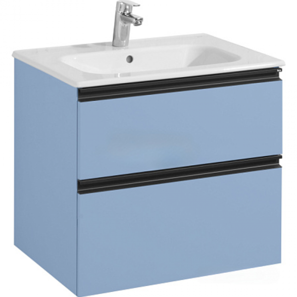 Тумба под раковину Roca Domi ZRU9307870 небесный синий матовый